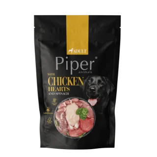 Piper Adult Dog, Inimi de Pui si Spanac, 500 g