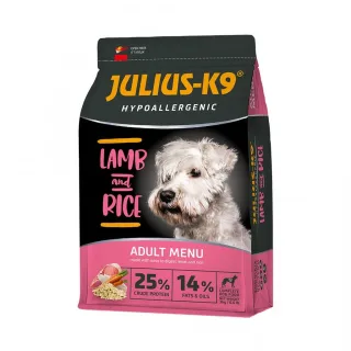 Hrana uscata premium hipoalergenica caini, Julius K9 Adult, Miel & Orez, 12 kg