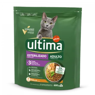 Hrana uscata pisici, Ultima Cat, Adult Sterilizat Pui, 800 g