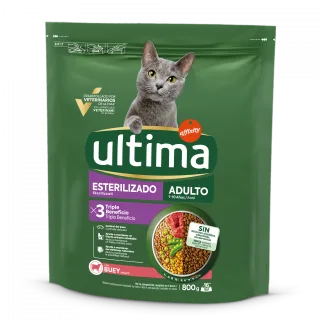 Hrana uscata pisici, Ultima Cat, Adult Sterilizat Vita, 800 g