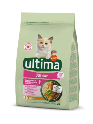 Hrana uscata pisici, Ultima Cat, Junior Pui, 1.5 kg