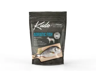 Kudo Adult Mediu-Maxi, Hrana Uscata Presata la Rece, Peste, 3 kg