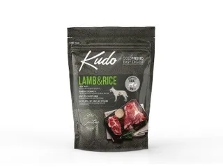 Kudo Adult Mediu-Maxi Sensitive, Hrana Uscata Presata la Rece, Miel si Orez, 3 kg