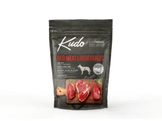 Kudo Adult Mediu-Maxi, Hrana Uscata Presata la Rece, Carne Rosie si Legume, 3 kg