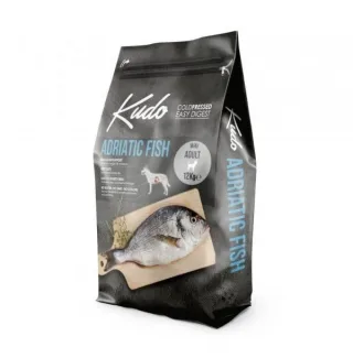 Kudo Adult Mini, Hrana Uscata Presata la Rece, Peste, 12 kg