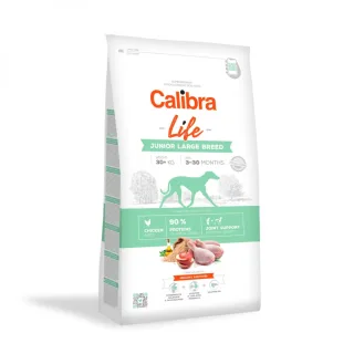 CALIBRA Life Junior Large Breed, L-XL, Pui, hrană uscată câini junior, 12kg