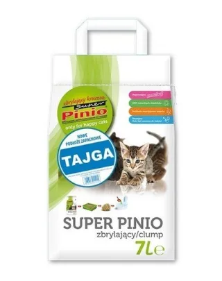 BENEK Super pinio nisip compactor litieră taiga 7 L