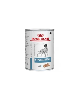 ROYAL CANIN Dog Hypoallergenic hrana umeda caini adulti cu reactii adverse la alimente 400 g