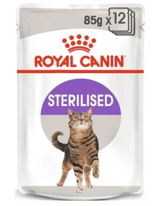 ROYAL CANIN Cat Sterilised Plicuri hrana pisici sterilizate, in aspic 12 x 85 g