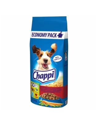 CHAPPI 13,5kg - hrana uscata pentru caini cu carne de vita, pasare si legume