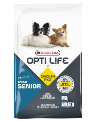 VERSELE-LAGA Opti Life Senior Mini hrana uscata pentru caini seniori de talie mica 7,5 kg