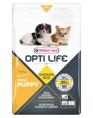 VERSELE-LAGA Opti Life Puppy Mini hrana uscata pentru caini juniori de talie mica 7,5 kg