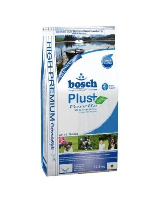 BOSCH Soft Hrana uscata cu pastrav &amp; cartofi pentru cainii adulti 12.5 kg