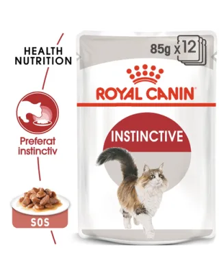 Royal Canin Instinctive In Gravy Adult hrana umeda in sos pentru pisica, 12 x 85 g
