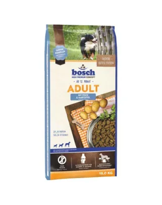 BOSCH Adult Fisch &amp; Potato Hrana uscata pentru caini adulti, cu peste si orez1 kg
