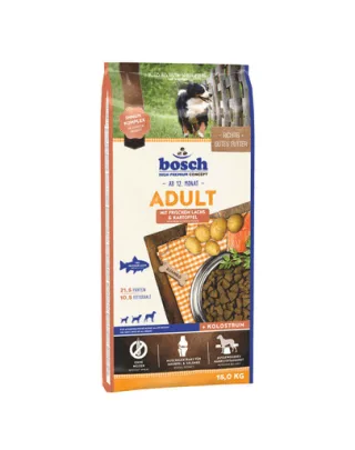 BOSCH Hrana uscata somon si cartofi pentru cainii adulti 15 kg