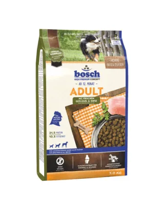 BOSCH Adult Hrana uscata pentru caini adulti, cu pasare si mei 3 kg