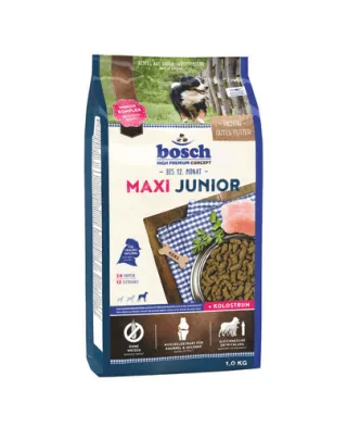 BOSCH Maxi Junior Hrana uscata caini junior talie mica, cu pasare 1 kg