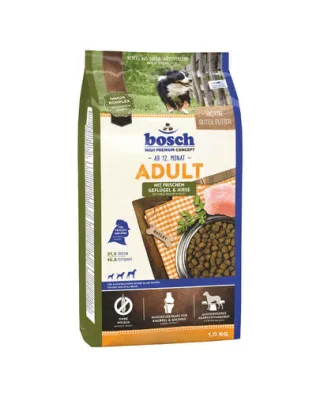 BOSCH Adult Hrana uscata pentru caini adulti, cu pasare si mei 1 kg