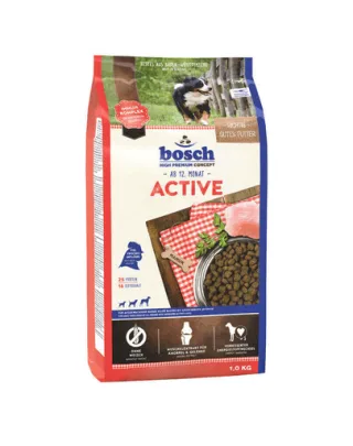 BOSCH Active Hrana uscata pentru caini adulti activi, cu carne de pasare 1 kg