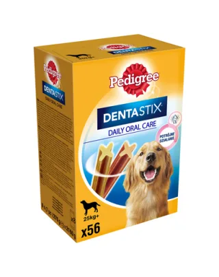 PEDIGREE Dentastix (rase mari) recompense dentare caini 56 buc (8x270g)