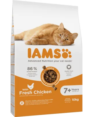IAMS for Vitality pentru pisici in varsta, cu pui 10 kg