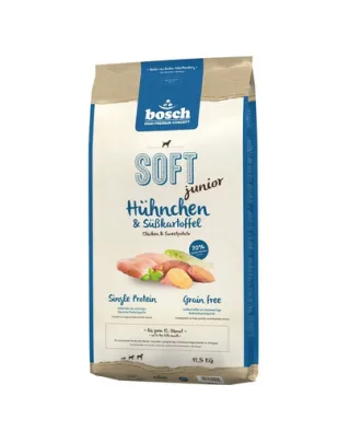 BOSCH Soft Junior Hrana uscata cu pui si cartofi dulci pentru cainii junior12,5 kg