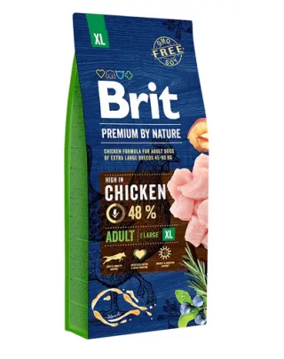BRIT Premium By Nature Adult Extra Large XL Hrana uscata pentru caini adulti de talie foarte mare 15 kg