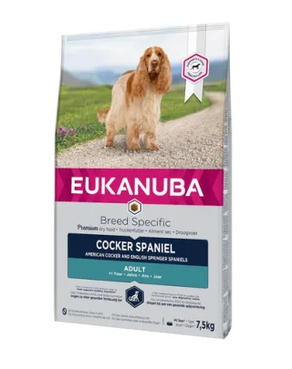 EUKANUBA Adult Breeds Specific Cocker Spaniel Chicken hrana uscata caini adulti 7.5 kg