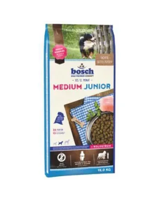 BOSCH Hrana uscata pentru caini junior de talie medie 15 kg