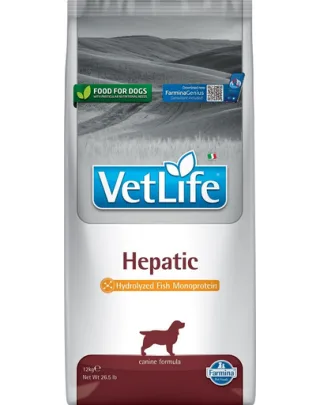 FARMINA Vet Life Dog Hepatic 12 kg Hrana pentru caini cu insuficienta hepatica