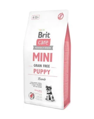 BRIT Care Mini Grain Free Mini Puppy Lamb hrana uscata caini juniori talie mica, cu miel 7 kg