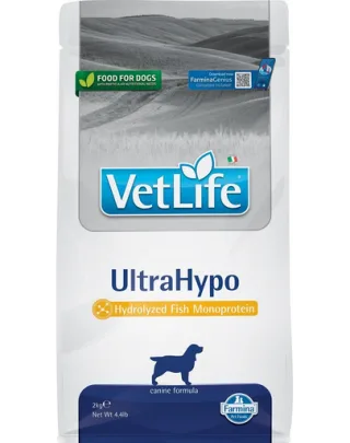 FARMINA Vet Life Ultrahypo Hrana uscata pentru caini cu intolerana alimentara 2 kg