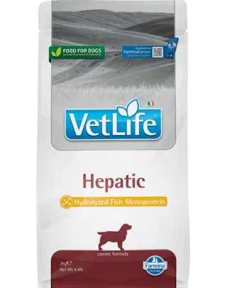 FARMINA Vet Life Dog Hepatic Hrana uscapa pentru caini cu afectiuni hepatice 2 kg