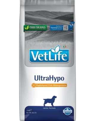FARMINA Vet Life Ultrahypo Dog 12 kg Hrana uscata caini cu alergii alimentare