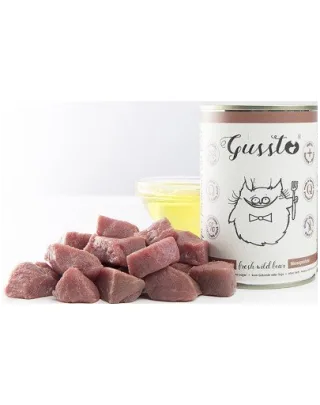 GUSSTO Cat Fresh Wild Boar CARNE PROASPĂTĂ DE MISTREŢ 400 g