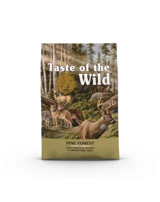 TASTE OF THE WILD Pine Forest hrana uscata caini si catei, cu vanat si legume 12,2 kg
