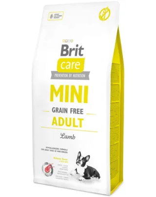 BRIT Care Grain Free Mini Adult Lamb Hrana uscata pentru caini adulti de talie mica si foarte mica, cu miel 7 kg