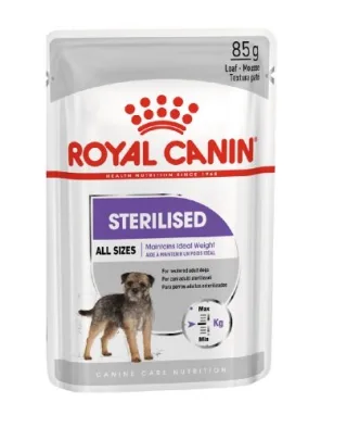 Royal Canin Sterilised Adult hrana umeda caine sterilizat, 12 x 85 g