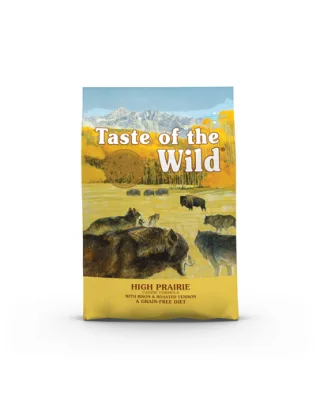TASTE OF THE WILD High Prairie hrana uscata pentru caini adulti, cu bizon si vanat 12,2 kg