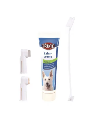 TRIXIE Kit de curățare a dinților pentru câini
