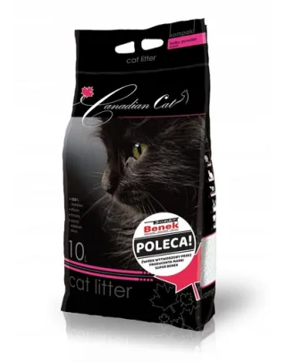 BENEK Canadian Cat Protect Baby Powder 10 L Asternut litiera bentonita
