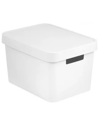 CURVER Coș cu capac INFINITY 17 L, alb