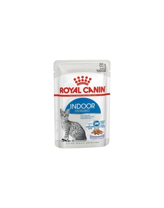 ROYAL CANIN Indoor Sterilised în aspic 12 x 85 g