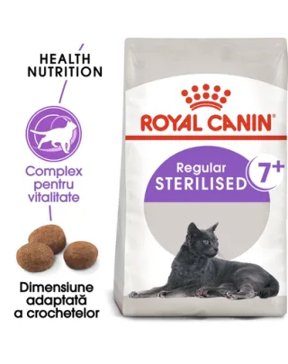 ROYAL CANIN Sterilised 7+ hrana uscata pisica sterilizata senior 20 kg (2 x 10 kg)
