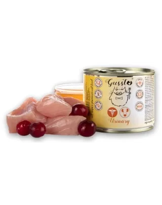 GUSSTO Hrana completa pentru pisicile suferinde de urolitiaza, 200 g