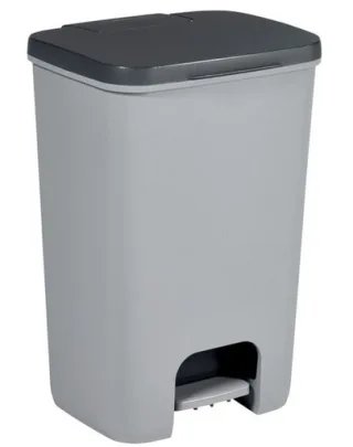 CURVER Coș de gunoi ESSENTIALS, 40L, antracit / gri