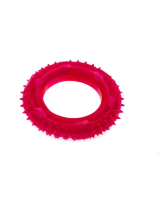 COMFY Mint Dental Ring jucarie dentara roz pentru caini 13 cm