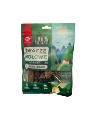 MACED Recompensa pentru caini, burta de vita 100 g