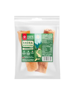 MACED 100% Nature Piele de porc pentru caini S 2 buc.